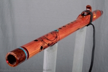 Eastern Red Cedar Native American Flute, Minor, Mid A-4, #L43AL (6)